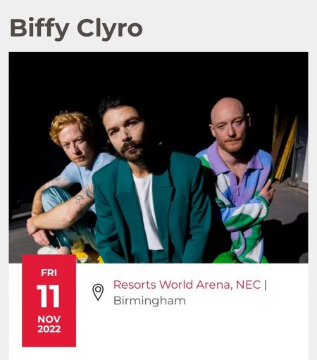 biffy clyro tour support act 2022