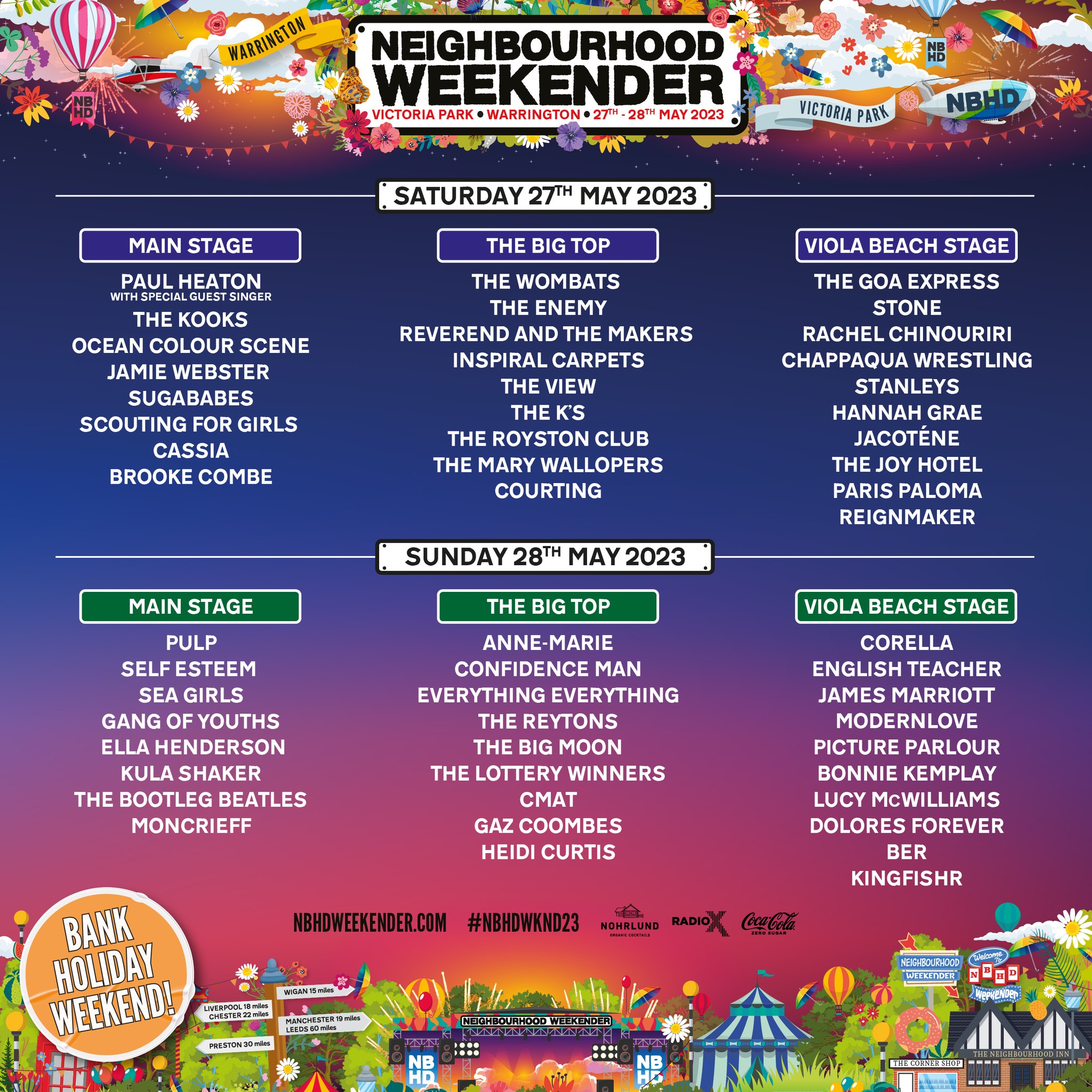 Neighbourhood Weekender Festival 2023